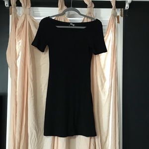 Reformation Ribbed Mini Dress